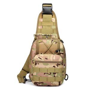 Tactical Sling Bag Military Crossbody Shoulder Backpack EDC Hiking Outdoor Bag